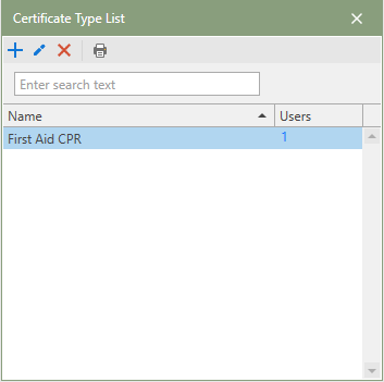 CertificateTypeList