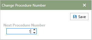 ChangeProcedureNumberWindow
