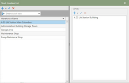Stock Location List