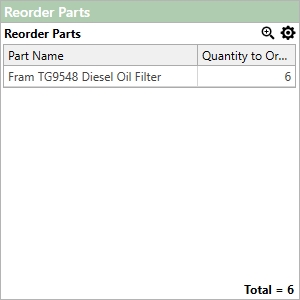 Container Reorder Parts