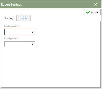 InstrumentReadingSheetFilters