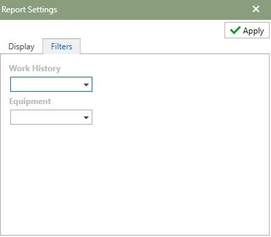 WorkHistoryDowntimeReportFilters