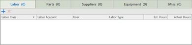 Work Order Viewer Detail Tabs